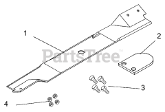 Gravely 715071 - Gravely 34" Bagger Blade Kit