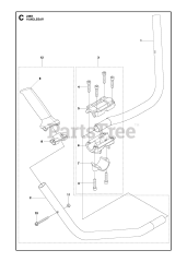 Husqvarna 236 R - Husqvarna Brush Cutter (SN: 20090100001 - 20143600000) HANDLE