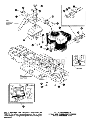 Murray G 3554160 - Murray 40" Lawn Tractor (1997)