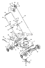 Yard-Man 11A-109T401 - Yard-Man Walk-Behind Mower (2001)