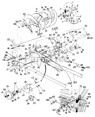 MTD 190-491-000 - MTD 36" Snow Thrower Attachment (1991)