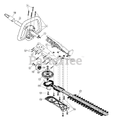 TrimmerPlus HS 720 R (41AJHS-C954) - TrimmerPlus Hedge Trimmer Attachment