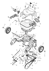Briggs & Stratton 18-2816-47 (621401x112NB) - Briggs & Stratton Hurricane HN421 21" Snow Thrower (2006)