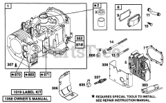 Briggs & Stratton 253702-0315-01 - Briggs & Stratton Vertical Engine