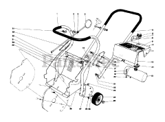 Toro 31405 - Toro Snow Pup Snow Thrower (SN: 007000001 - 007999999) (1977)