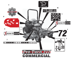 Gravely 992206 (Pro-Turn 272) - Gravely Pro-Turn 72" Zero-Turn Mower, Kawasaki (SN: 020000 - 029999)