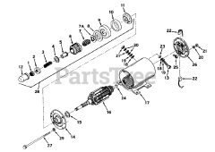 Toro 57017 - Toro 25" Lawn Tractor (SN: 003000001 - 003999999) (1973) Electric Starter No. 32468b