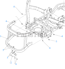 Cub Cadet ZTX4-60 KH FAB (47RSAAA8010) - Cub Cadet Ultima 60" Zero-Turn Mower, Fab Deck, Kohler (2021) Bumper