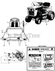 AGCO 1816 H (1691769) - AGCO Garden Tractor, 16hp