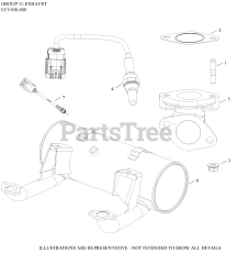 Kohler ECV860-3001 - Kohler Command PRO EFI Engine, Basic Version, 29hp 11 Exhaust