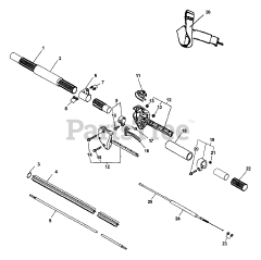 Echo PPF-2110 - Echo Pole Saw (Type 1E) (SN: 001001 - 506099)