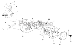 MTD 241-695 - MTD Walk-Behind Blower Vacuum (1991)