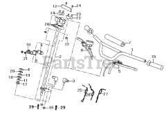 Murray S-1544 - Murray 90cc ATV (2002) Steering