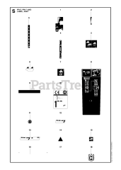 Husqvarna PR 17 AWD (966772701) - Husqvarna Swedish Riding Mower (2012-02) LABEL, ASSY