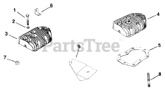 Kohler K341-71334 - Kohler K-Series Engine, Made for Gravely, 16hp, 11.9kW Cylinder Head (TP-983-B) Rev 9/27/2006