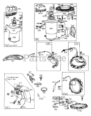 Briggs & Stratton 191702-5671-XX - Briggs & Stratton Vertical Engine Electric Starter,Alternators