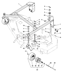 Ferris DDSH61 (5900223) - Ferris 61" Quick Adjust Mower Deck