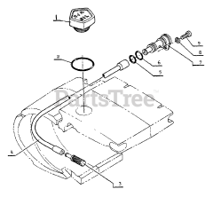 Echo CS-701 SVL - Echo Chainsaw Oil Line