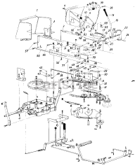 MTD 135-723-000 - MTD Lawn Tractor (1991) Parts