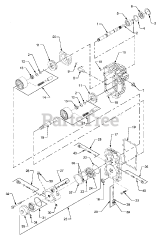 Cub Cadet GT 3204 (14A-671-710) - Cub Cadet Garden Tractor Hydrostatic Transmission