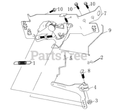 Gravely 08201332 - Gravely 764 Replacement Engine Governor
