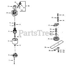 Paramount 950C-00 - Paramount Edger, Electric BRUSH ASSEMBLY