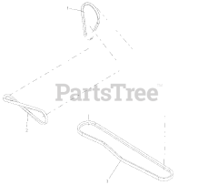 Gravely 911704 (PRO-24) - Gravely 24" Walk-Behind High-Wheel Mower, CARB (SN: 000101 & Above) Belts
