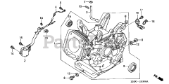Honda GX270 QWA2 (GCAB) - Honda Engine, Made in Japan (SN: GCAB-1000001 - GCAB-1999999) CYLINDER BARREL