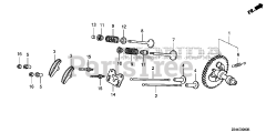 Honda EZ3500 A (EZEK) - Honda Generator, Made in Japan (SN: EZEK-1000001 - EZEK-1029999) CAMSHAFT
