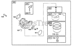 Briggs & Stratton 12D802-0600-01 - Briggs & Stratton Vertical Engine Carburetor Assembly