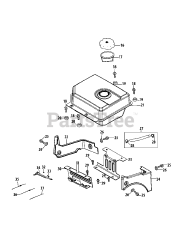 MTD 483-SUB - MTD Engine 483-SUB Fuel Tank &amp; Mounting