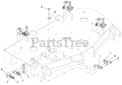 Gravely 991303 (Pro-Turn 148) - Gravely Pro-Turn 48" Zero-Turn Mower, Side Discharge (SN: 030000 & Above) Deck Mount