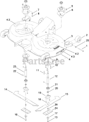 Toro 74582 (DH 210) - Toro Lawn Tractor (SN: 310000001 - 310999999) (2010)