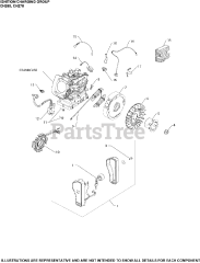 Kohler CH260-0011 - Kohler Command PRO Engine, Basic Version, 6hp, 4.5kW Ignition/Charging Group CH260-0011