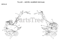 Weed Eater WE F550 K - Weed Eater Tiller (1998)