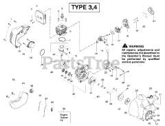 Weed Eater SST 25 C - Weed Eater Featherlite String Trimmer, Type 4