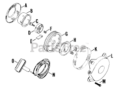Kohler K91-31974 - Kohler K-Series Engine, Made for Kohler Generators, 4hp, 3kW Retractable Starter 0201010520