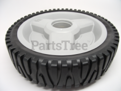 RedMax 532401273 Front Wheel, 8 X 1.75 3-Spoke Gray/Black - image 1