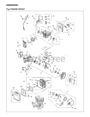 RedMax EBZ 3050 RH - RedMax Backpack Blower (SN: 90100101 & Above) (2009-05)