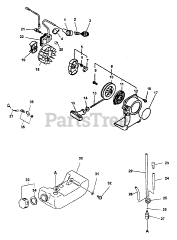Echo PE-2000 - Echo Edger (Type 1) Ignition, Starter, Clutch, Stop Switch, Fuel System