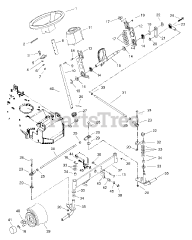 Gravely 987101 (GT 440) - Gravely 40" Garden Tractor, 15hp Briggs & Stratton (SN: 000101 & Above)