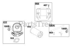 Briggs & Stratton 40N877-0085-B5 - Briggs & Stratton Vertical Engine