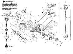 Paramount 975-00 - Paramount Edger, Electric EDGER/BRUSHCUTTER ASSEMBLY