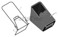 Scotts 22815x8B - Scotts 22" Walk-Behind Mower (2000) Bag Assembly