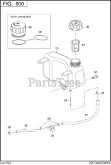 Subaru Robin EA175VS7500 (EA175V) - Subaru Robin Engine 600 Fuel &amp; Lubricant
