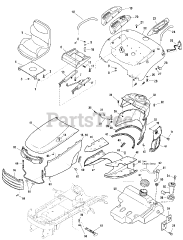 Simplicity 1694638 - Simplicity Legacy XL Garden Tractor, 27hp Kawasaki