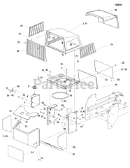 Ferris IS 2000Z (5901190) - Ferris IS2000Z Series 52" Zero-Turn Mower, 20hp Yanmar, Rear-Discharge