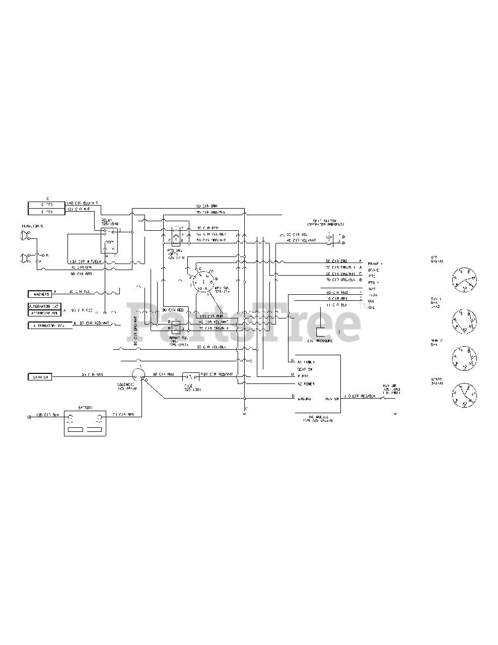 Cub Cadet SLTX 1054 (13AK92AK010) Cub Cadet 54" Lawn Tractor (2009