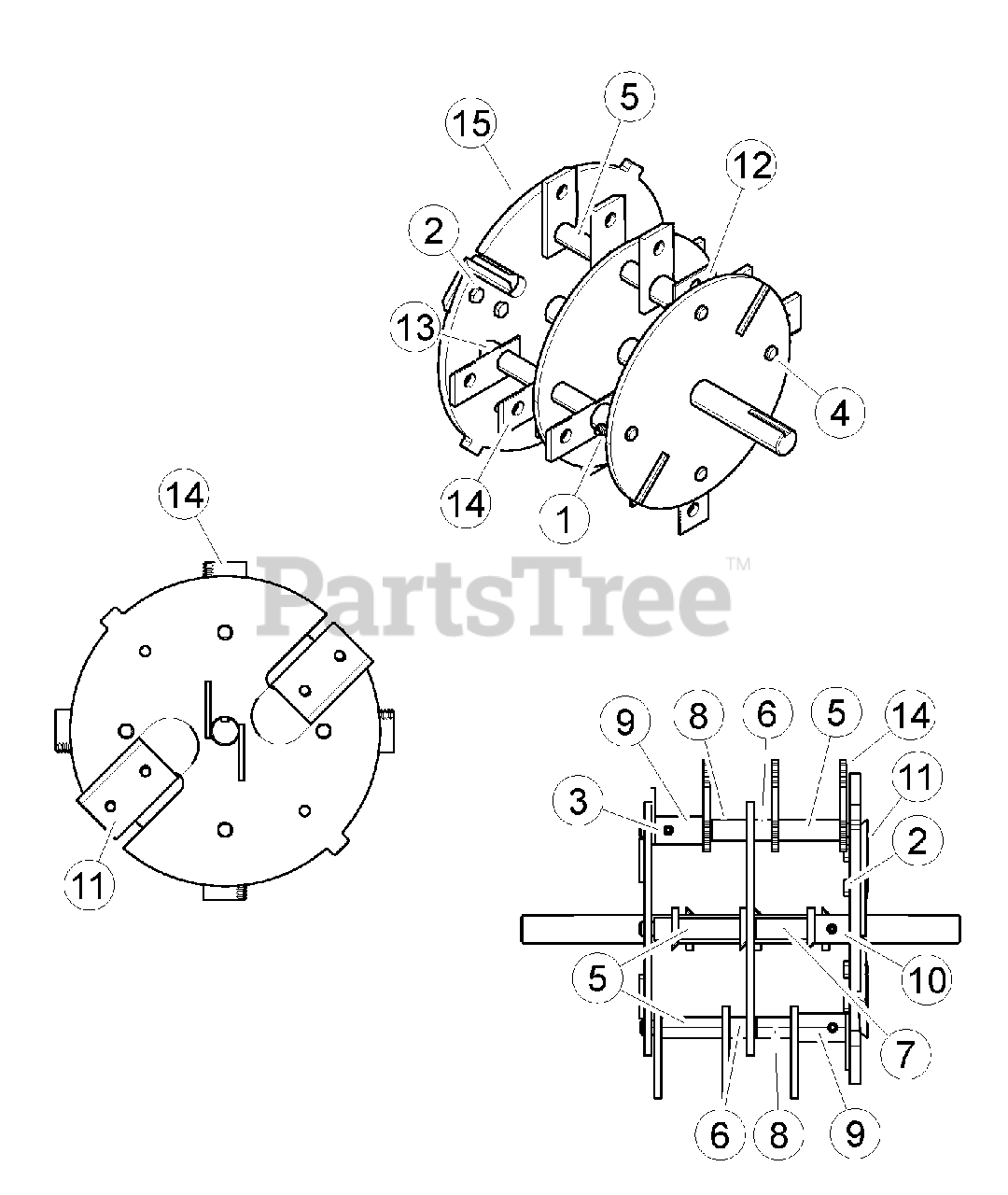 Bear Cat SC 3206 Bear Cat 3" Chipper/Shredder, 205cc Briggs