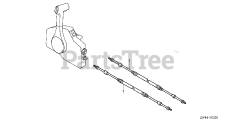 Honda BFP8 D2 XRA (BAAJ) - Honda Outboard Engine, Made in Japan (SN: BAAJ-1100001 - BAAJ-9999999) CABLE